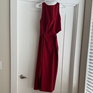Zara Asymmetrical Red Dress